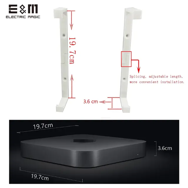 Adjustable Building Blocks Wall Mount For Apple Mac Mini Mac 2018