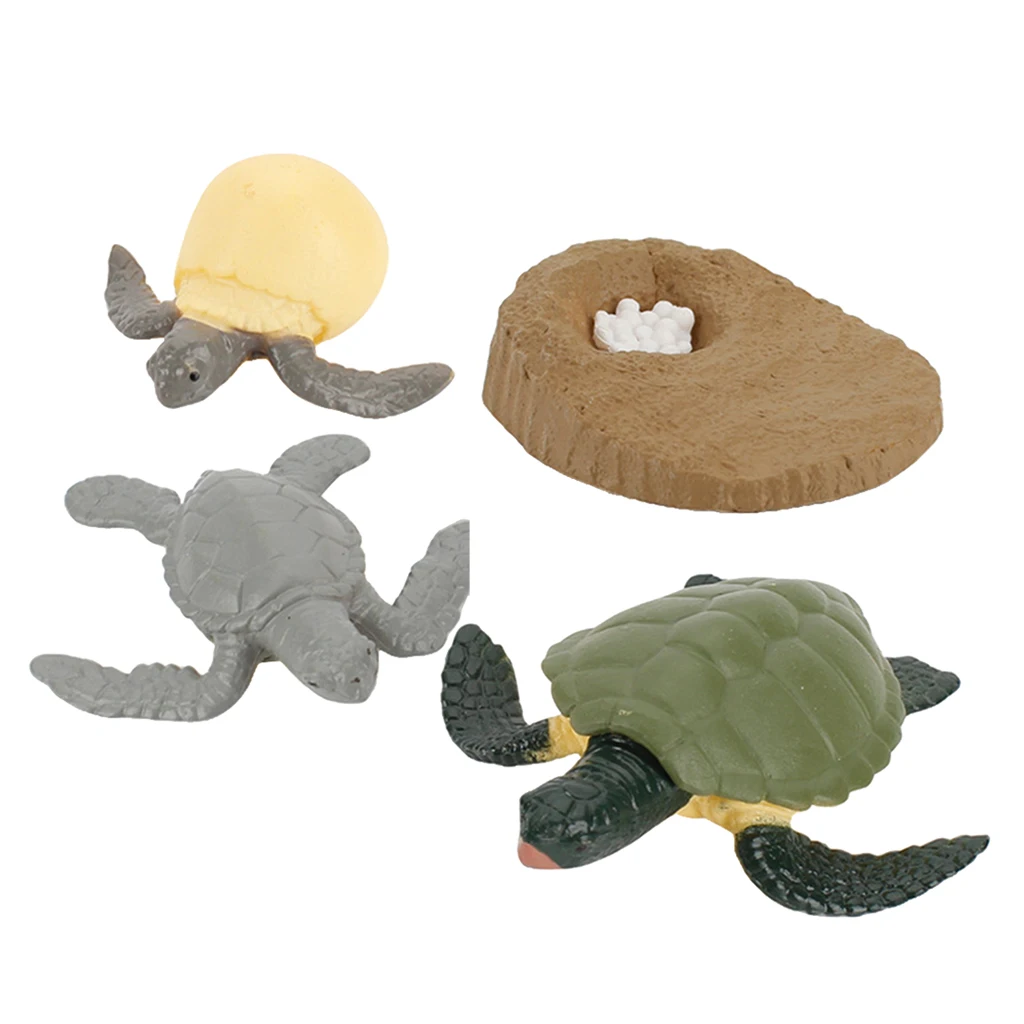 Early Kids Toddlers Simulation Animals Growth Cycle Toy Pretend Play Animal Growth Cycle Teaching Aids Early Educational Toy