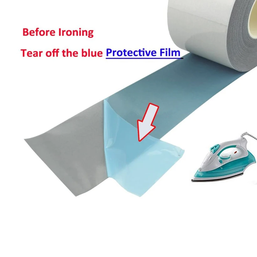 Reflective Heat Transfer Vinyl Film DIY Lron On Fabric Clothing