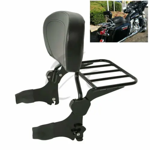 Мотоциклетная съемная спинка Sissy Bar для Harley Touring уличное движение Road King 6 стилей