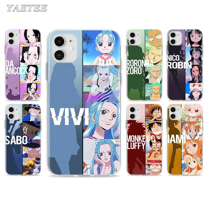 

Soft Phone Case For Apple iPhone 12 11 Pro Max SE 2020 X XS MAX XR 7 8 6S Plus Fundas Capa Back Cover One Piece Coque cases
