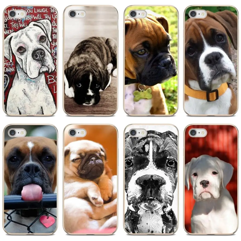 Мягкий чехол для Samsung Galaxy J5 J6 J7 J8 J1 J2 J3 J4 Plus 2018 Prime 2015 2016 2017 boxer-dog-щенок | Мобильные