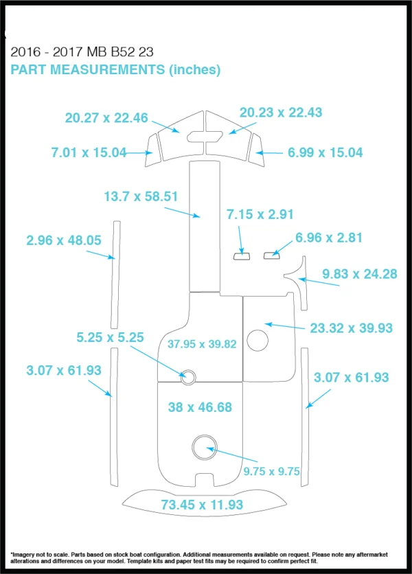 MB Sports B52 23 плавать шаг и кокпита Pad лодка EVA Тиковый настил 1/" 6 мм