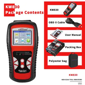 

Universal Auto Diagnostic Car Diagnostic Engine OBD2 Diagnostic Scanner for Automitive Live Data Display KW830 for USB