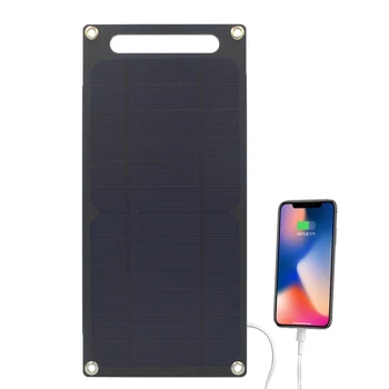 

SUNWALK 2pcs 5V 6W Solar Panel Charger 5V 1A Semi Flexible Solar Charger with Voltage Regulator Charging for iPhone 5V device