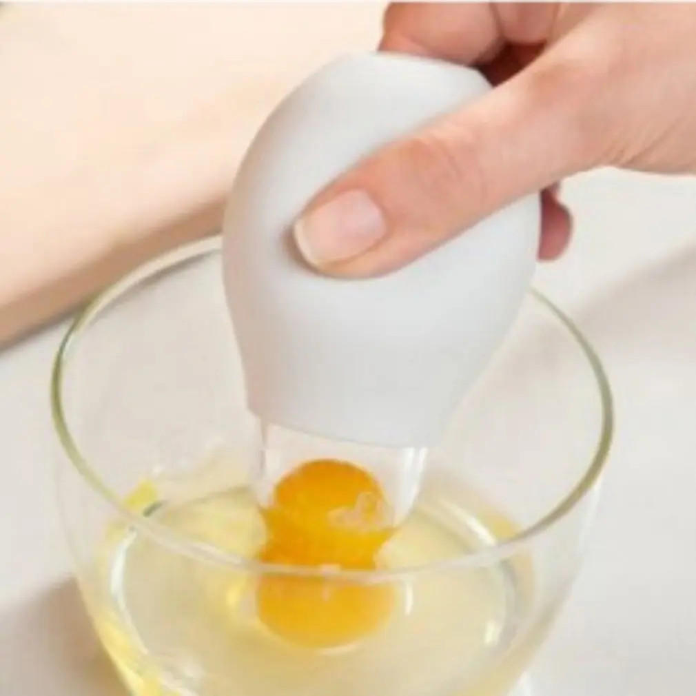 Силиконовый сепаратор яичного желтка, сепаратор яиц, сепаратор яичного белого желтка, кухонные принадлежности, практичная посуда