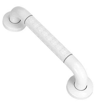 

Handle Non-Slip for Bath & Shower Wall Handle White Made Of Stainless Steel & Nylon Safety Handles Handle Bar Bathroom Shower Ha