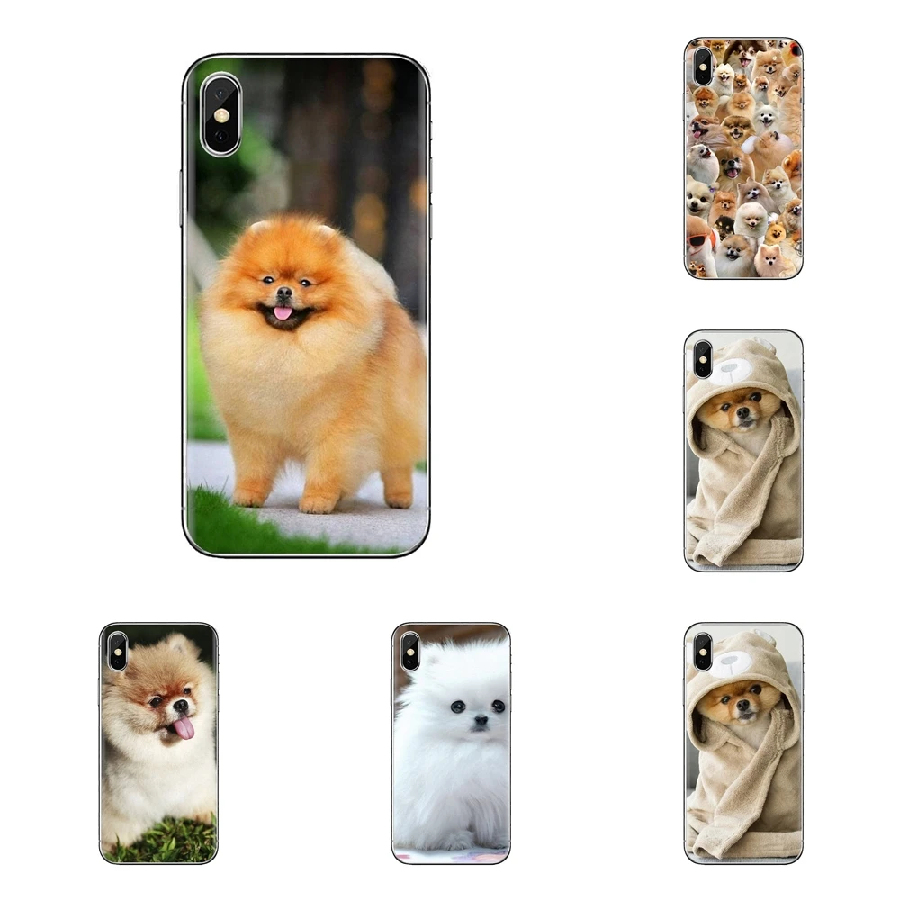 For Sony Xperia Z Z1 Z2 Z3 Z5 compact M2 M4 M5 E3 T3 XA Aqua LG G4 G5 G3 G2 Mini Cell Phone Case Cover Funny cute Pomeranian dog |