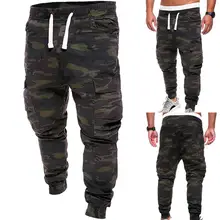 

80%HOTPlus Size Men Military Camouflage Print Trousers Multi Pockets Cargo Jog Pants