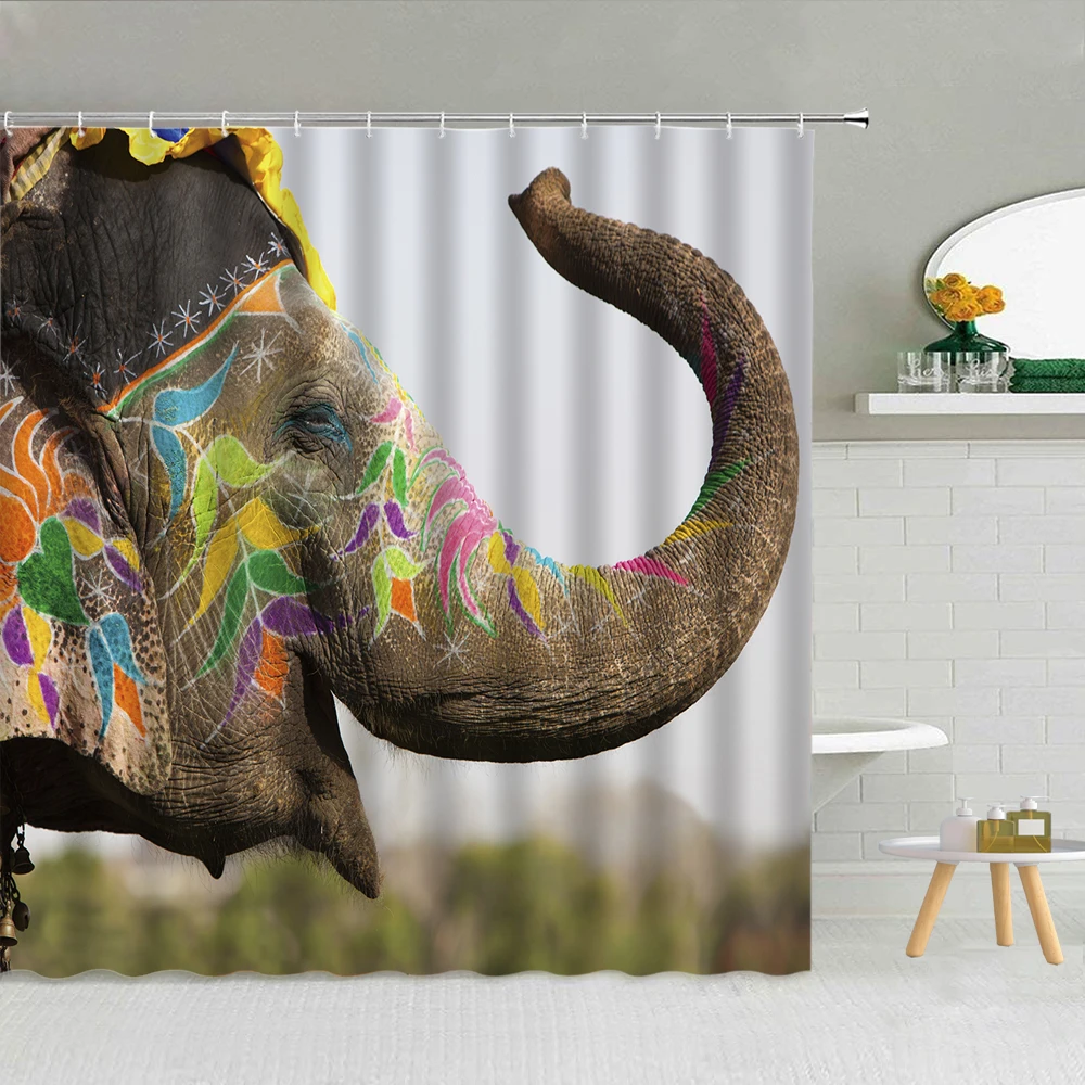 Funny Wild Animal Shower Curtains