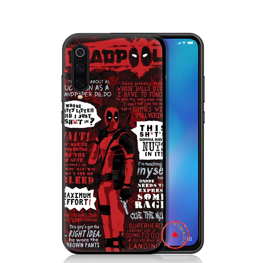 Дедпул от Marvel Dead pool мягкий чехол для Xiaomi mi a1 A2 A3 8 9 Se Lite 9T Pro mi A3 Max 3 mi a1 mi a2 mi A3 Pocophone F1 - Цвет: 13
