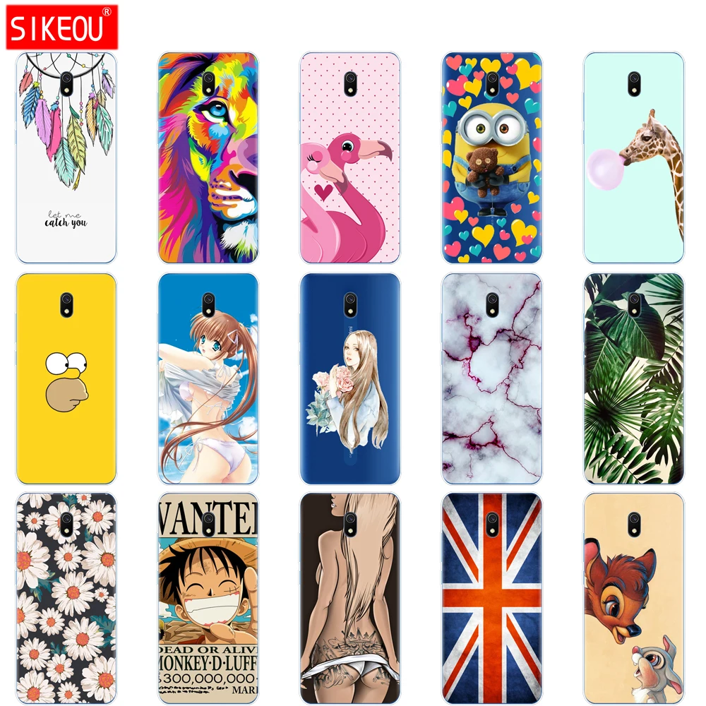 Силиконовый чехол для xiaomi redmi 8a, чехол s, полная защита, мягкая задняя крышка из ТПУ на redmi 8a, бампер, hongmi 8a, чехол для телефона