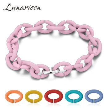 

Black Bracelets for Men Women 925 Charm Bead Hard 10 colors Rubber X Chain Bracelet Bangles Wristband Homme Femme Jewelry