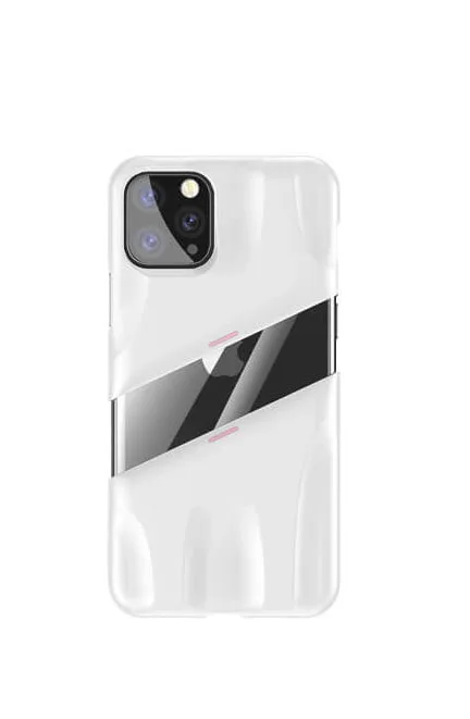 white for iphone 11 Xiaomi Baseus мобильный телефон радиатор игровой Универсальный телефон кулер для iPhone 11 11Pro 11Pro Max держатель смартфона теплоотвод - Цвет: white for iphone 11