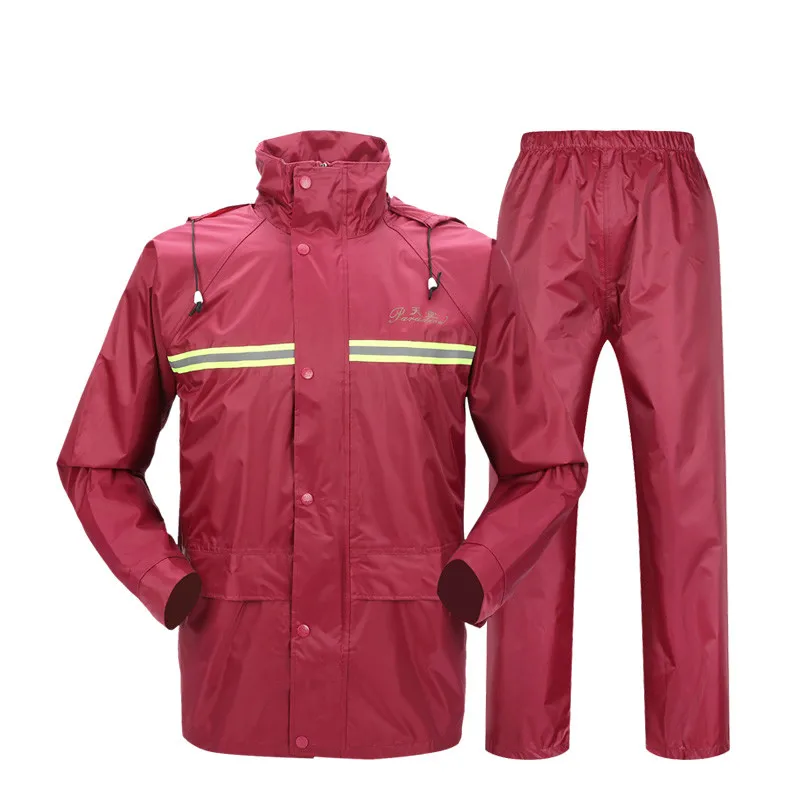 Непромокаемый дождевик для езды на мотоцикле костюм защиты от дождя взрослых