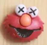 10 шт./Партия DIY полимерные Кабошоны с плоской задней поверхностью из мультфильма слон рыба персонаж полимерные кабошоны аксессуары - Цвет: Оранжевый