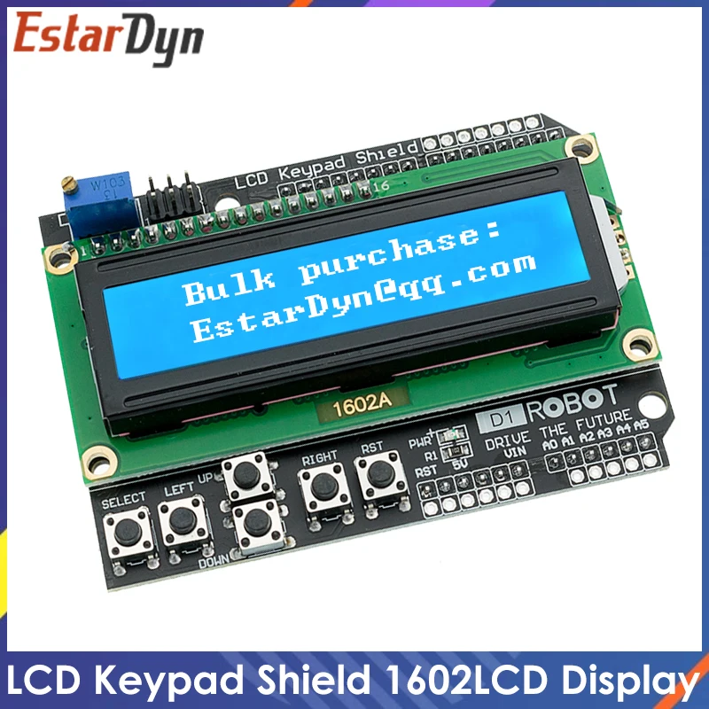 Модуль для Arduino ATMEGA328 ATMEGA2560 с ЖК-дисплеем и клавиатурой 1602 | Электронные