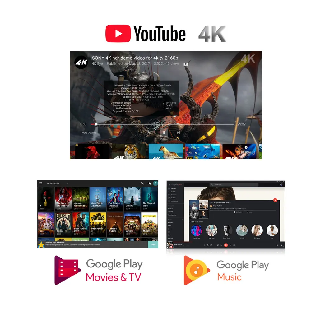 KM3 3D ТВ приставка Android tv Google сертифицированная 9 0 4GB 128GB Amlogic 4K двойная Wifi
