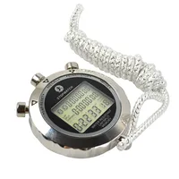 Metal Digital Timer Sports Stopwatch Water Resistant Memory Counter Antimagnetic Chronograph fashionable Waterproof Timer 2