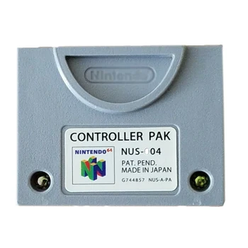

N64 Controller Pak NUS-004 N64 256K Nintendo 64 Memory Card - Tested & Works