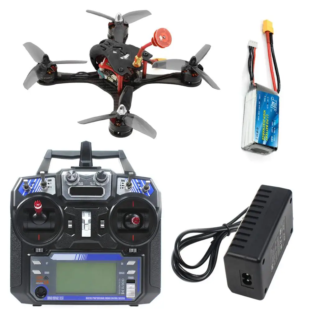 T180 4 Inch 5.8G FPV Racing Drone HD Camera Baby Turtle 800TVL Betaflight F4 Pro V2 OSD Brushless 3S 2.4G 6CH RC Quadcopter RTF - Цвет: RTF Standard Black