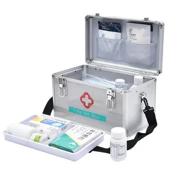 

Large Capacity Portable Medicine Box Multi-Layer First Aid Kit Emergency Medicine Cabinet Storage Family Emergency Kit Box