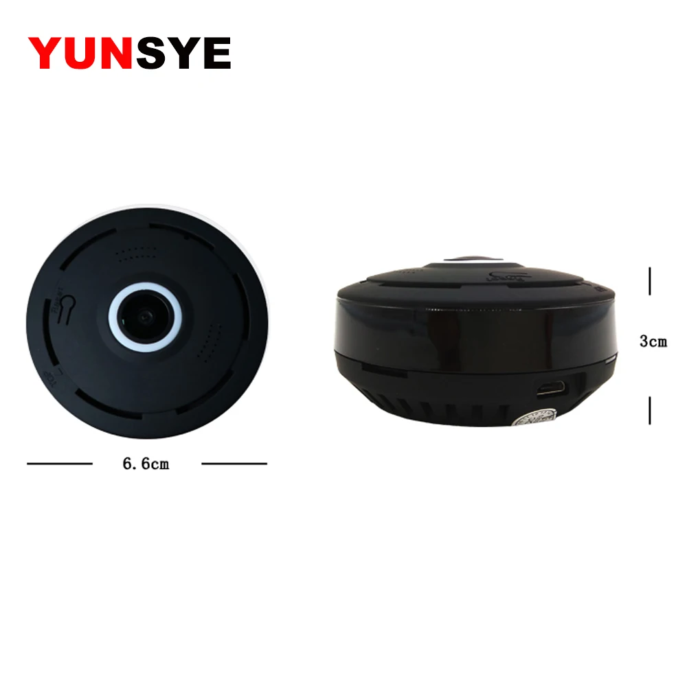 Камера видеонаблюдения YUNSYE 960P/1080P 360 панорамная wi fi|Камеры видеонаблюдения| |