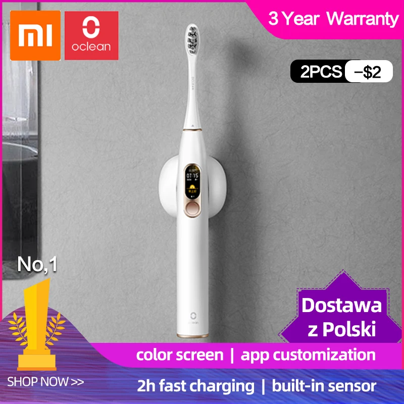 

Global Version Xiaomi Oclean X Sonic Electric Toothbrush Adult Waterproof Ultrasonic automatic Fast Charging Tooth Brush mijia