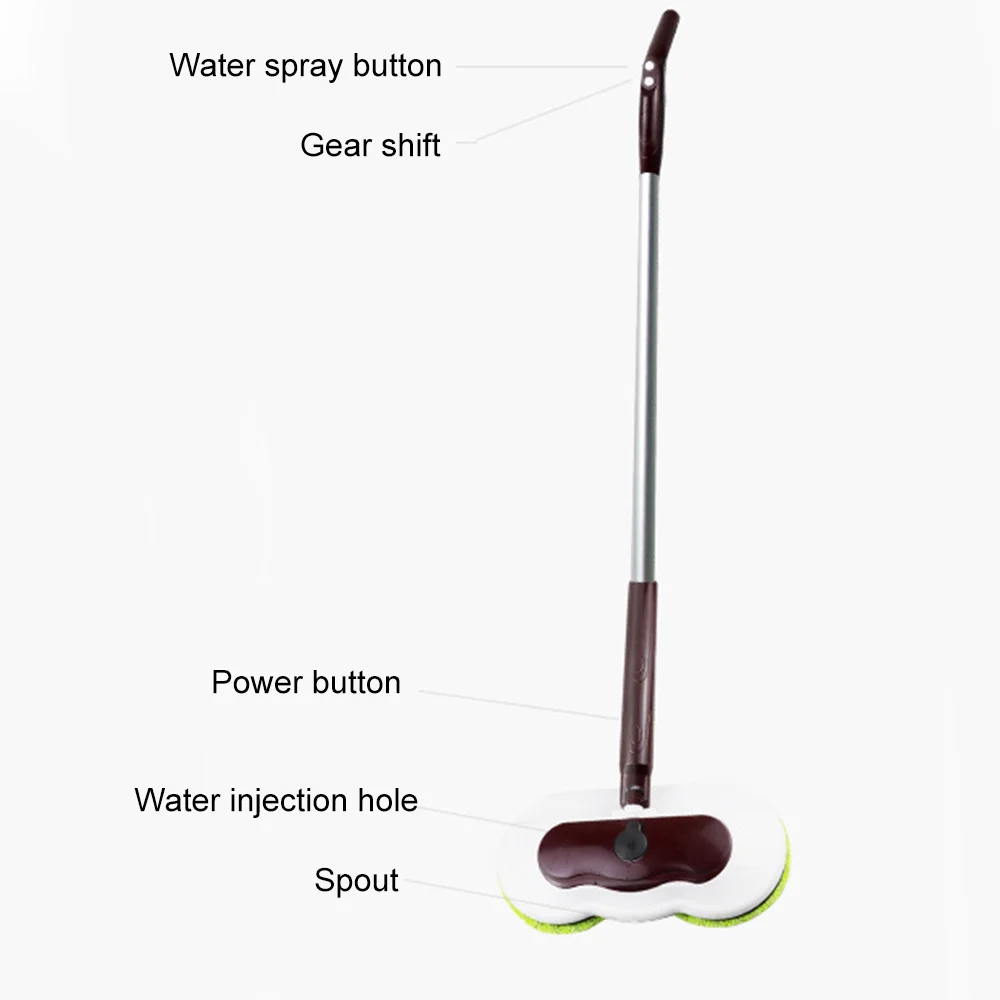 Intelligence Electric Mop Smart Electric Mop Electric Mop Rechargeable Premium Dry and Wet Dual-Use Wireless 360° Water Tank