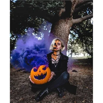 

5pcs Halloween Party Decoration Colorful Smoke Maker Skull Pumpkin Smoking Party Wedding Decoration Christmas DIY Supplies