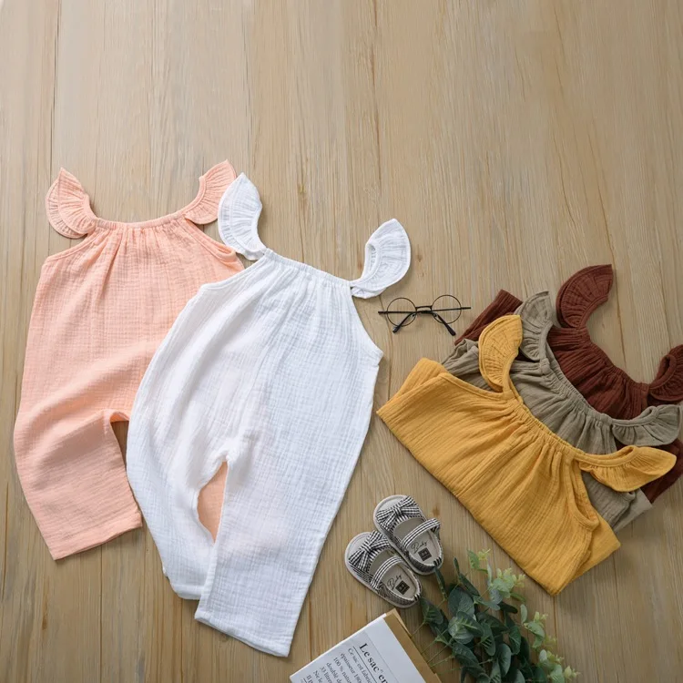 Owligbaby/детский Песочник Комбинезон хлопковый комплект одежды От 0 до 3 лет