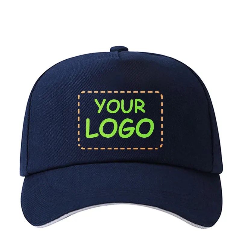 Ваш логотип, сделай сам, персонализированная бейсболка с принтом, s для мужчин, хип-хоп, унисекс, Дальнобойщик, кепка для папы, Snapback, летние козырьки, шапки