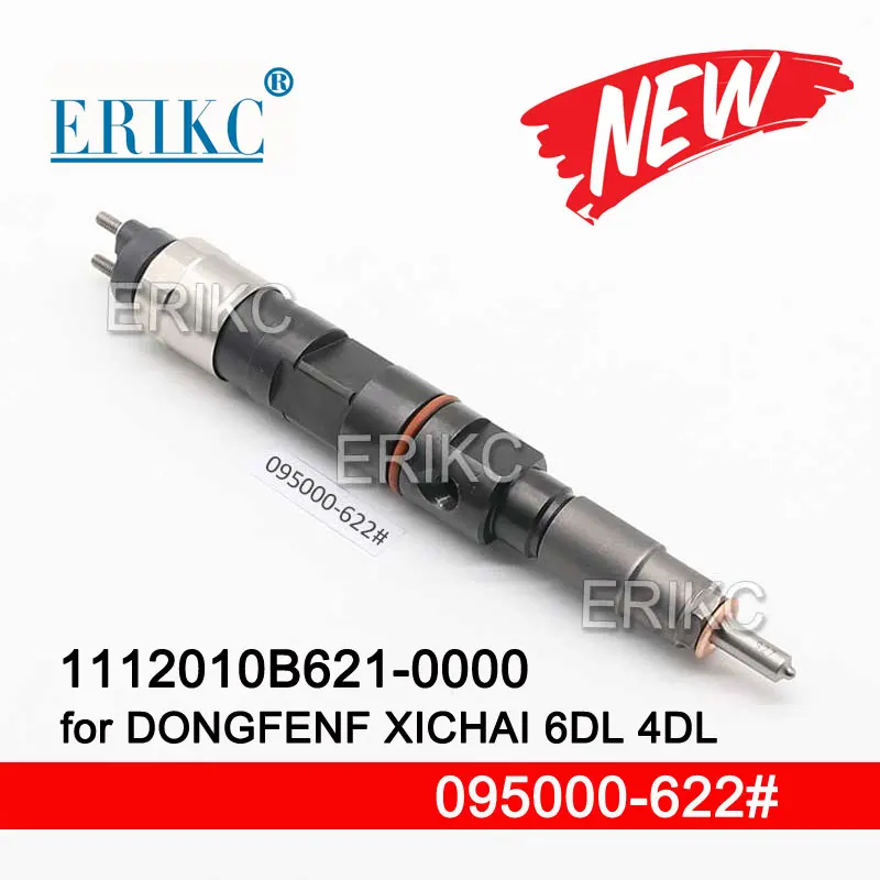 

095000-6221 Common Rail Injector Assy 095000-6222 Diesel Sprayer Nozzle 1112010B621-0000 For DENSO 6220 DONGFENF XICHAI 6DL 4DL