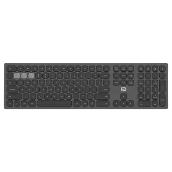 

IK8300 Bluetooth Wireless Keyboard Slim Comfortable Quiet Chocolate Key Dual BT Channel Multi-device for iPad Smart Phone Laptop