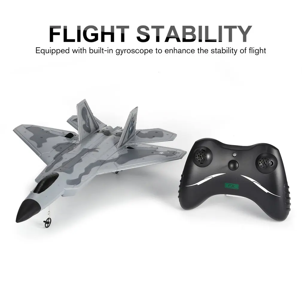 FX-822 F22 2,4 ГГц 290 мм размах крыльев EPP RC Fighter Done Battleplane RTF пульт дистанционного управления Радиоуправляемый квадрокоптер модель летательного аппарата