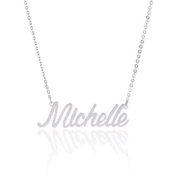 

New Personality Silver Color Personalized Name Stainless Steel Customized Choker Necklaces Custom Jewelry AAA Quality