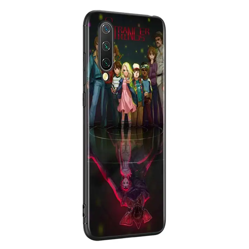 Черный силиконовый чехол из сериала очень странные для Xiaomi Mi A3 A2 A1 5X6X6 8 9 Lite 9SE CC9 F1 9T 9TPro Play чехол для телефона