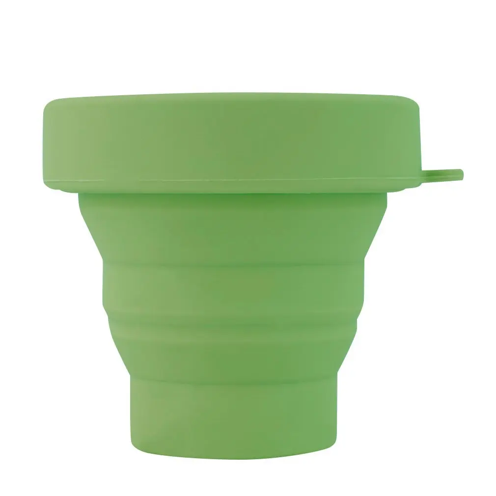 Portable Silicone Retractable Folding Water Cup Outdoor Travel Telescopic Collapsible Soft Light Weight Drinking Cup