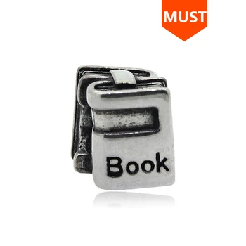 

925 Original pandora Charm Bracelet Antique Beads Fit Authentic Silver pandora Bracelet book for student Jewelry Birthday Gift