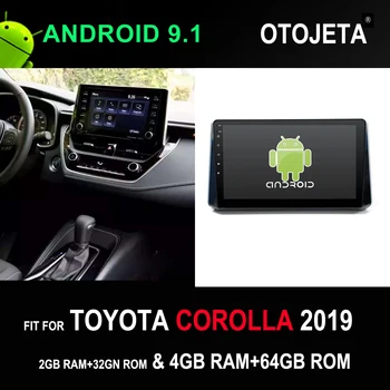 

4G lte Octa Core Car Android 9.1 radio for Toyota Corolla 2019 car gps multimedia Toyota Auris stereo tape recorder With CANBUS