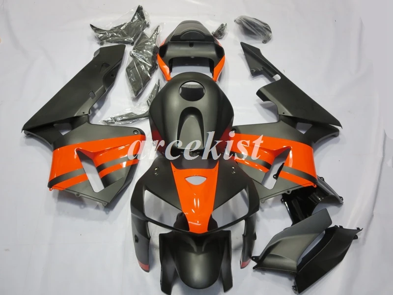 

4Gifts Injection Mold New ABS Motorcycle Full Fairings kit Fit for HONDA CBR600RR F5 2005 2006 05 06 Body set orange black