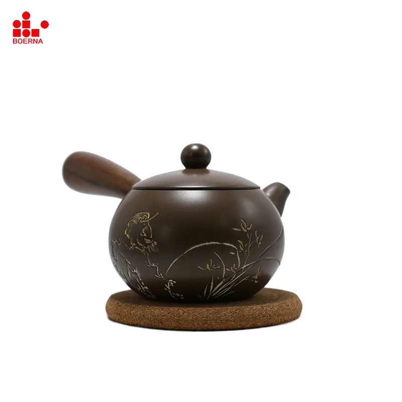 Китайский чайник nixing, без Исин, xishi, с ручкой, фильтр, чайный горшок, ручной работы, Исин глина, индивидуальные подарки, Аутентичные, 180 мл