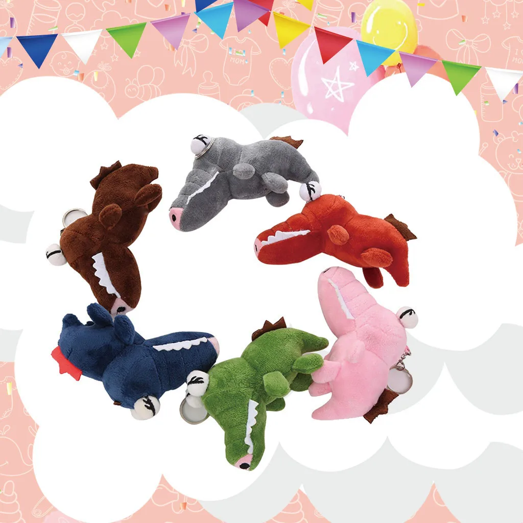 Mini Backpack Charms Pendant Trinket Cute Plush Toys Scrocodile Soft Stuffed Animals Dolls Gift lanyard keychain gadgets #A