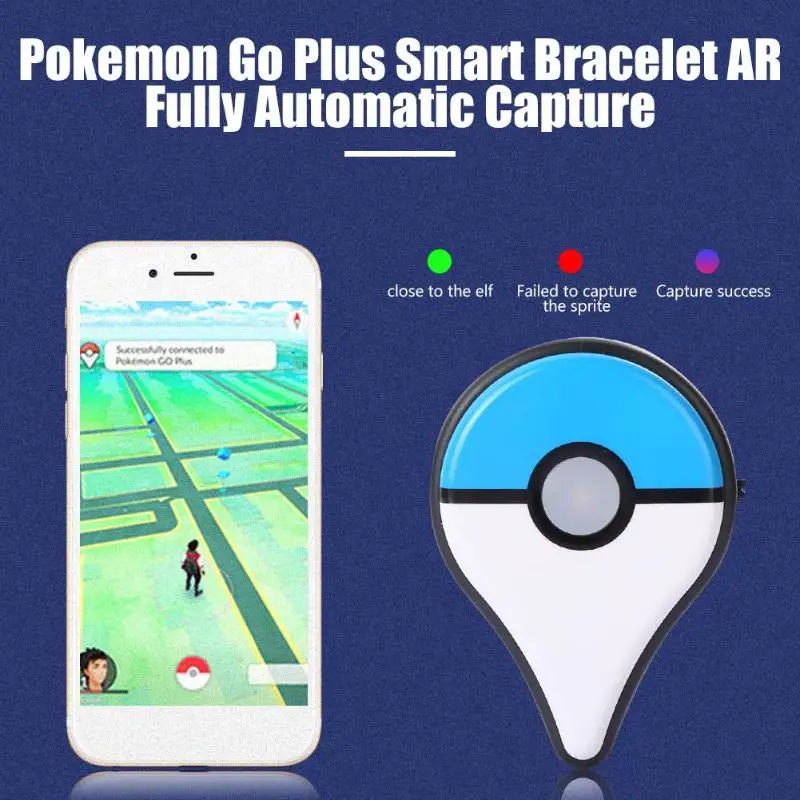 

Auto Catch Bluetooth Interactive Figure Toys Smart Wristband for Pokemon Go Plus Bluetooth Smart Bracelet Wrist Band