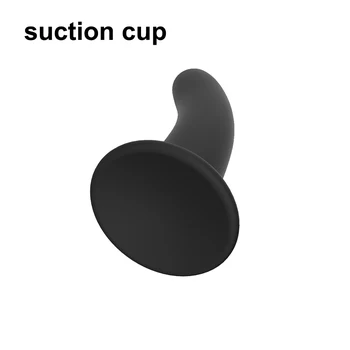 Smooth Silicone Real Dildo Penis Anal Plug,Prostate Massager Butt Plug Anal Vagina Erotic Sex Toy Masturbation for Woman for Men 4