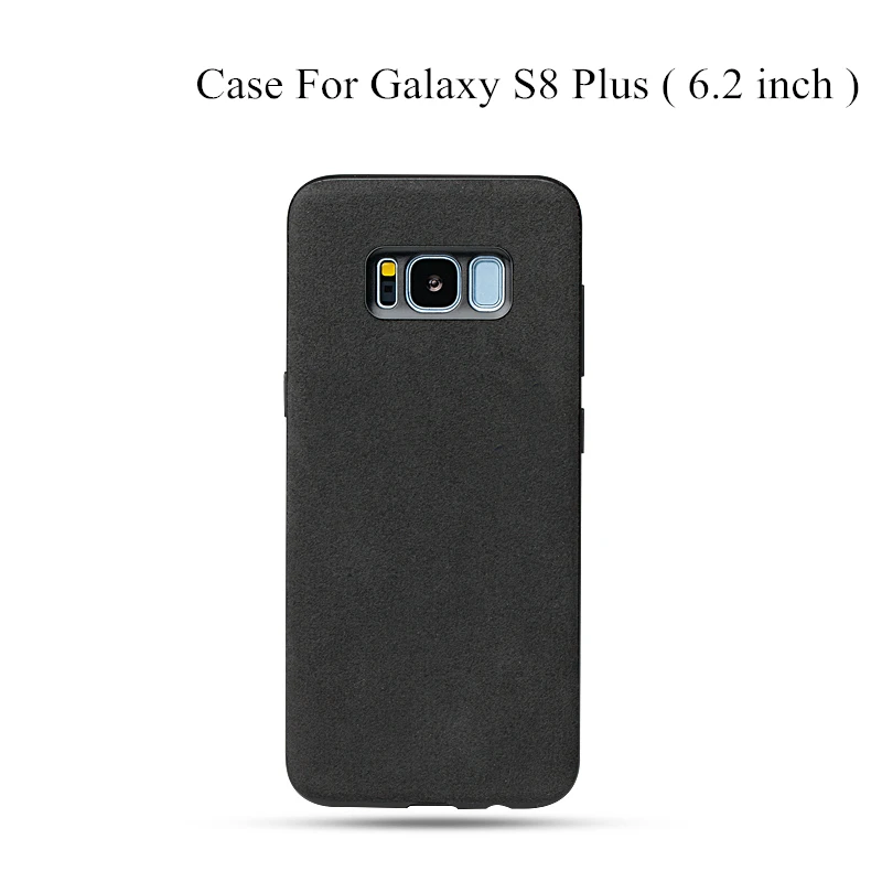 Замшевый тканевый кожаный чехол для Galaxy S8 S9 S10 plus Note 9 8, чехол для телефона, чехол для note 10 Plus, чехол fundas - Цвет: For Galaxy S8 Plus