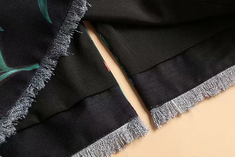 SEQINYY, летнее платье, весна, новая мода, дизайнерское, женское, без рукавов, с пальмовым принтом, с птицами, по колено, тонкое платье