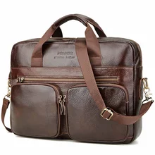 Мужской портфель из натуральной кожи, ручные сумочки из коровьей кожи, сумки через плечо, мужские сумки высокого качества для ноутбука, деловые сумки-мессенджеры, новинка