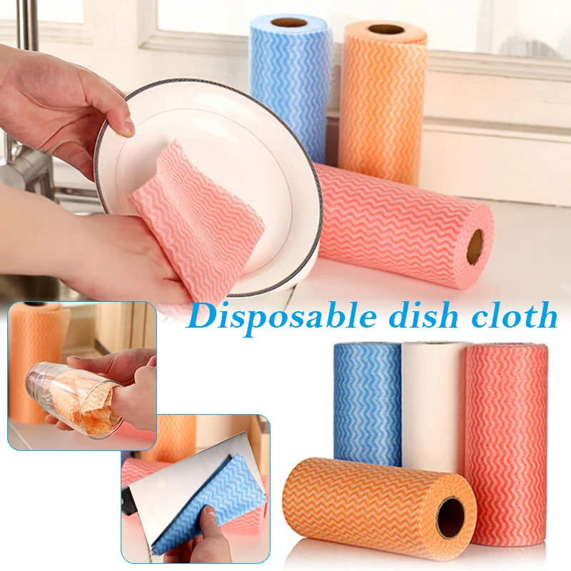 JEBBLAS Toallitas de limpieza reutilizables, toallas para el hogar y la  cocina, paño de limpieza desechable, paños de cocina, trapos de cocina