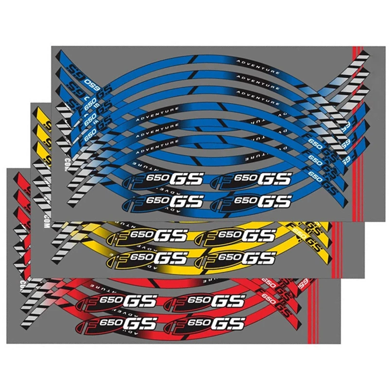 

Наклейка на переднее и заднее колесо мотоцикла, декоративная полоса для шин, наклейка на внутренний обод для BMW F650GS F650 GS f650gs